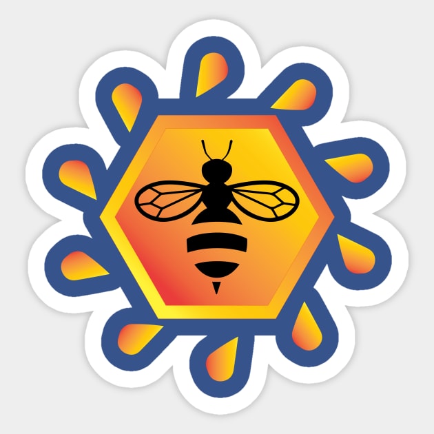 bee Sticker by Bee Cool